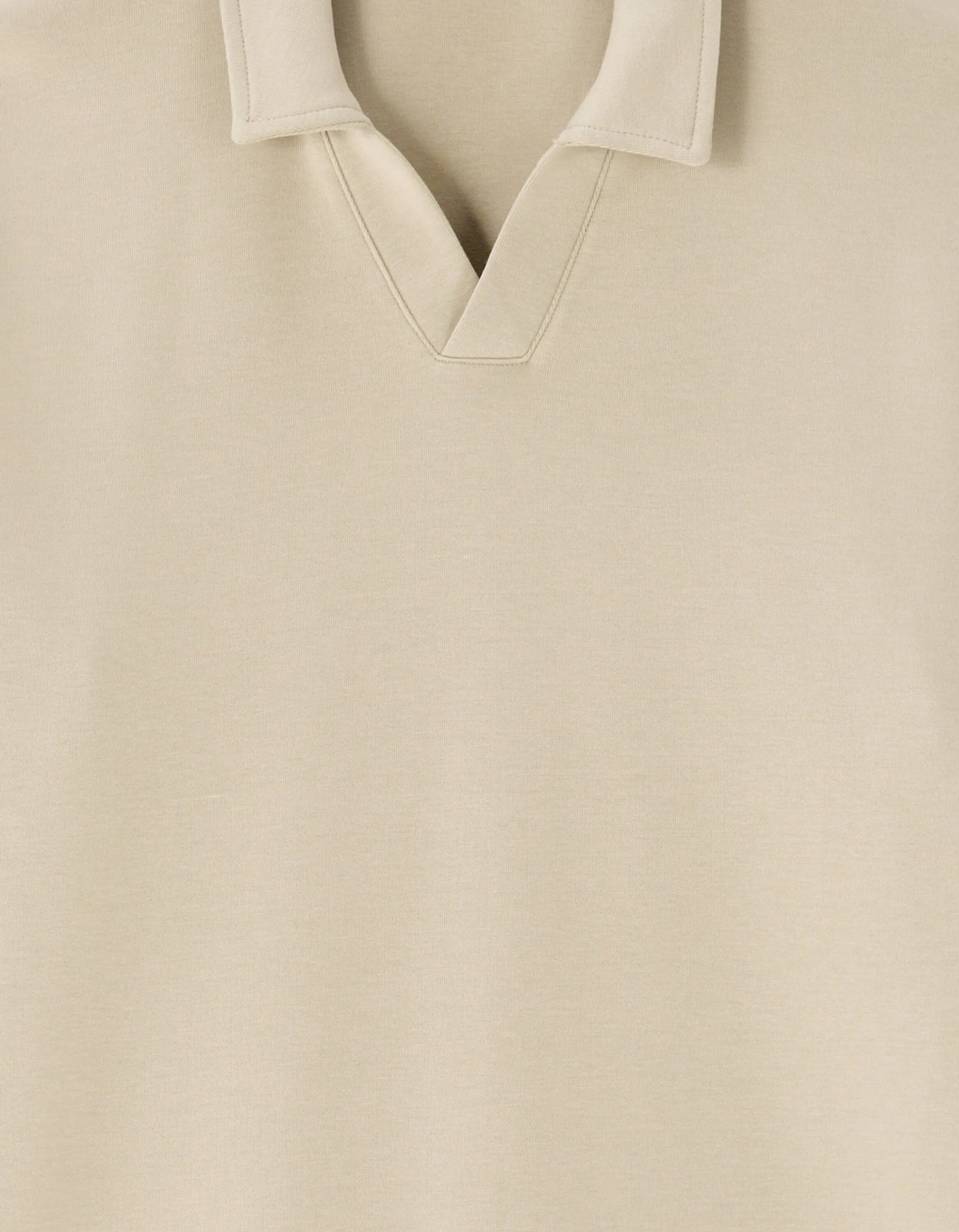 Celio_Beige Humus_Regular Long-Sleeved Jersey Polo Shirt_MEDORT_BEIGE HUMUS_05