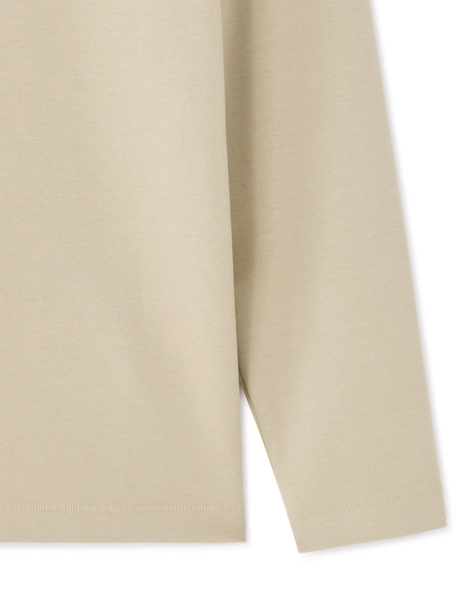 Celio_Beige Humus_Regular Long-Sleeved Jersey Polo Shirt_MEDORT_BEIGE HUMUS_06