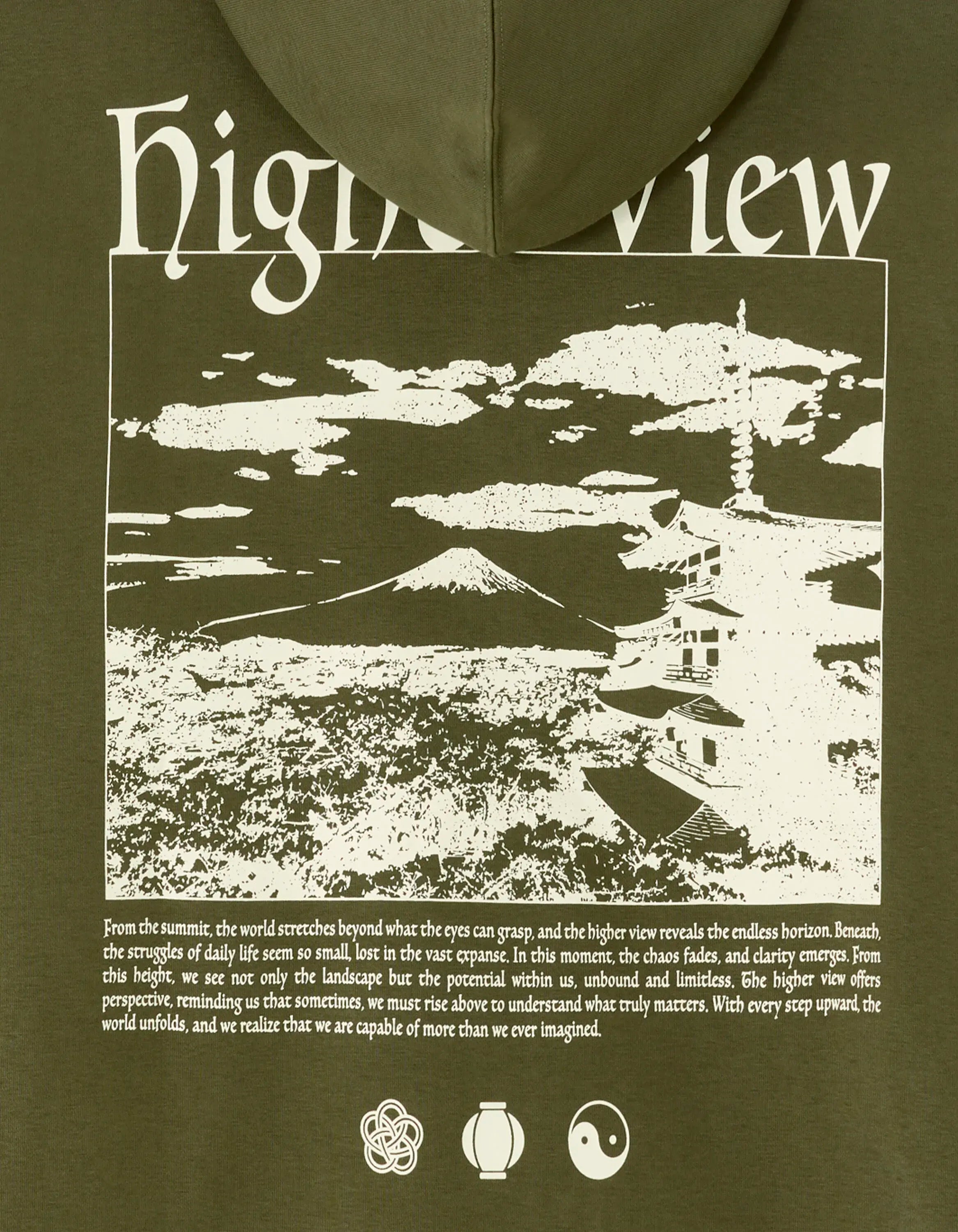 Celio_Khaki_Fuji Printed Oversized Zip Hoodie_MEFUJI_KHAKI_07