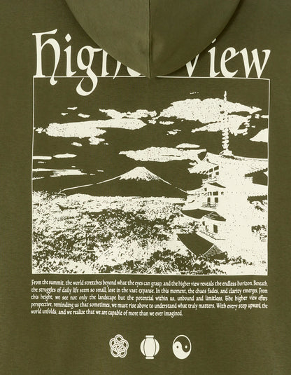 Celio_Khaki_Fuji Printed Oversized Zip Hoodie_MEFUJI_KHAKI_07