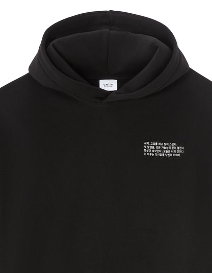 Celio_Black_Oversized Hooded Sweatshirt with Asian Print_MEHARU_BLACK_06