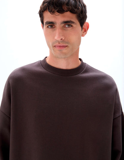 Celio_Faux Noir_Oversized Crew Neck Sweatshirt_MEHIVY_FAUX NOIR_04