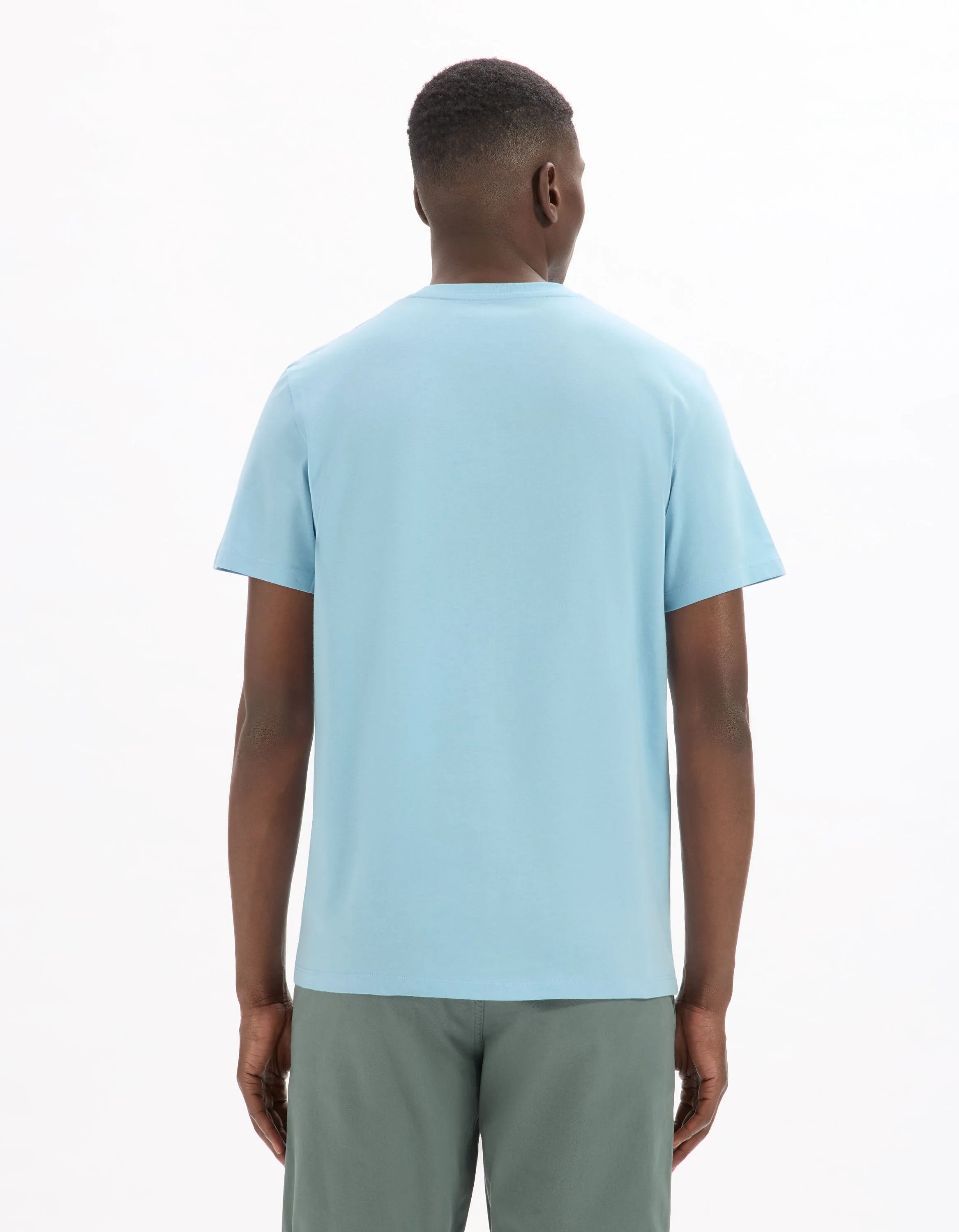 Celio_Sky_Regular Round Neck T-Shirt 100% Cotton Asian Print_MEJEWAVE_SKY_03