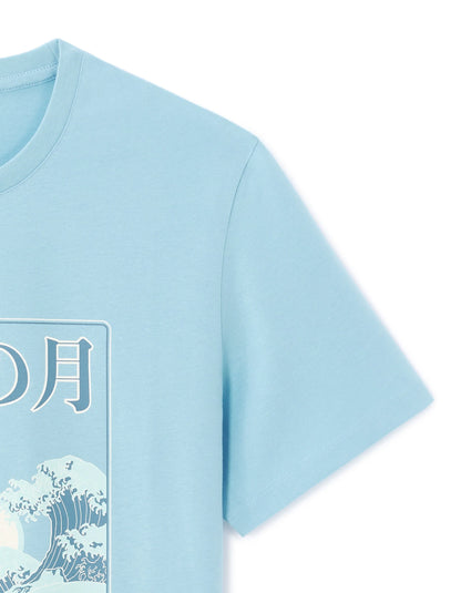 Celio_Sky_Regular Round Neck T-Shirt 100% Cotton Asian Print_MEJEWAVE_SKY_05