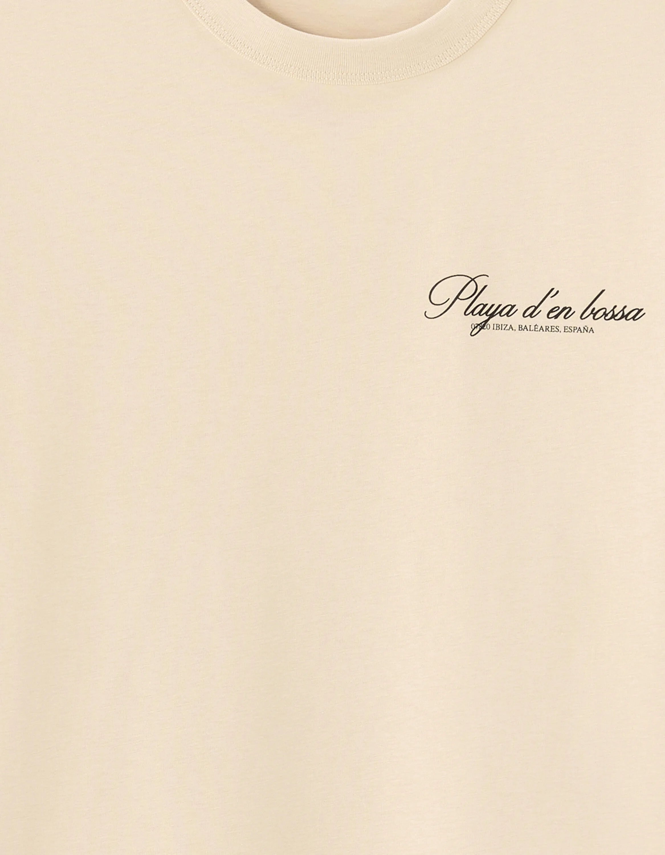 Celio_Beige_100% Cotton City Print Boxy Crew Neck T-Shirt_MEMILIBU_BEIGE_05