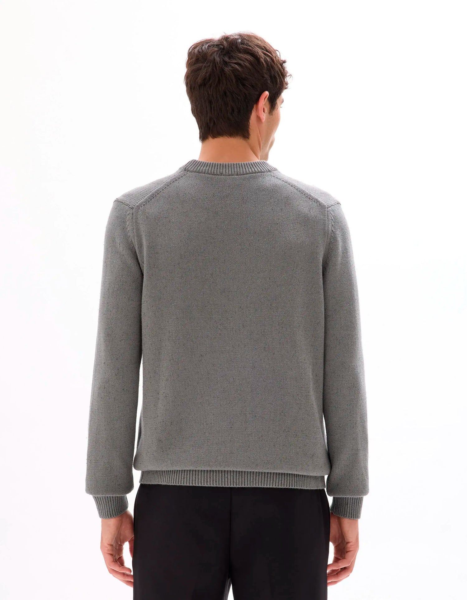 Celio_Mid Grey_NepsŽ Cotton Blend Crew Neck Sweater_MENEPS_MID GREY_03