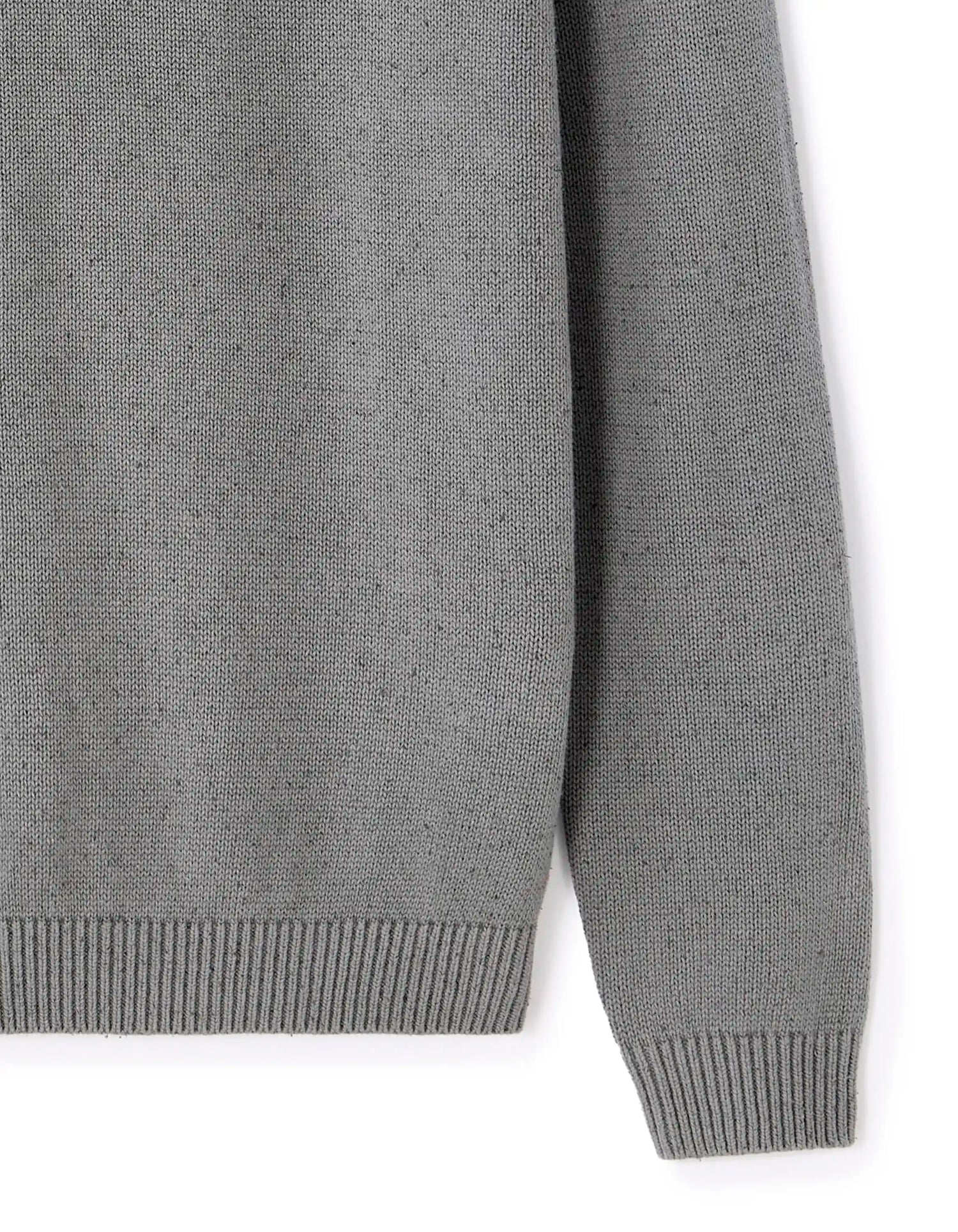 Celio_Mid Grey_NepsŽ Cotton Blend Crew Neck Sweater_MENEPS_MID GREY_06