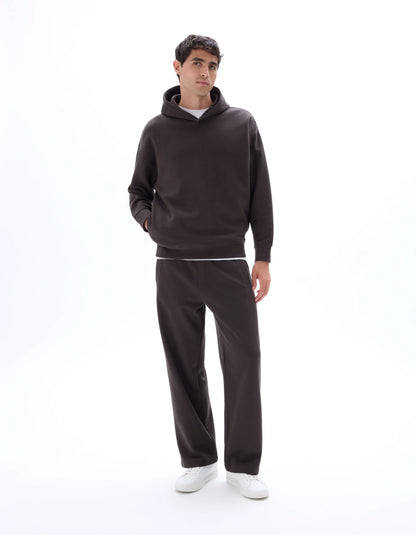 Celio_Faux Noir_Oversized Plain Hoodie_MENEWIDEA_FAUX NOIR_01