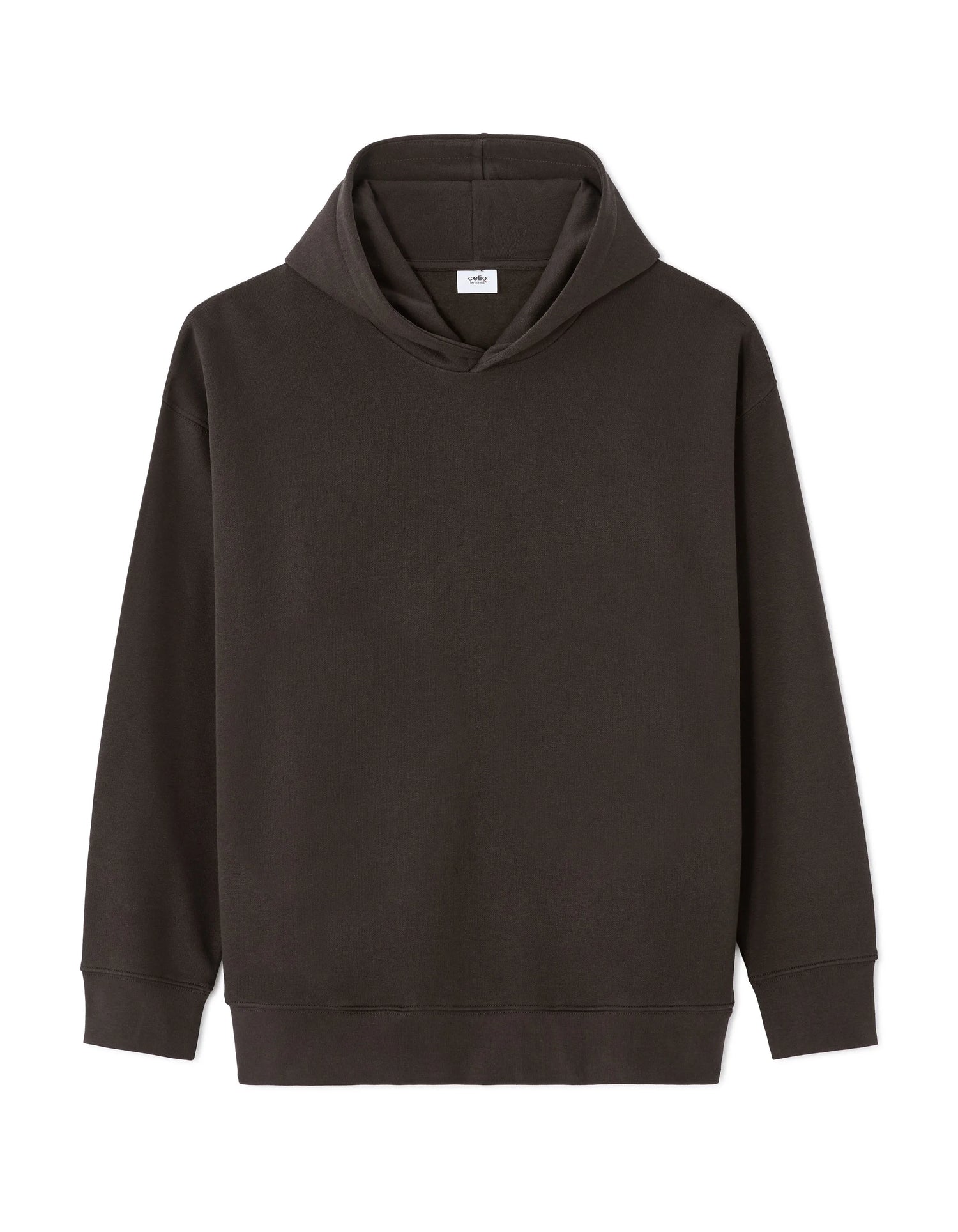Celio_Faux Noir_Oversized Plain Hoodie_MENEWIDEA_FAUX NOIR_05