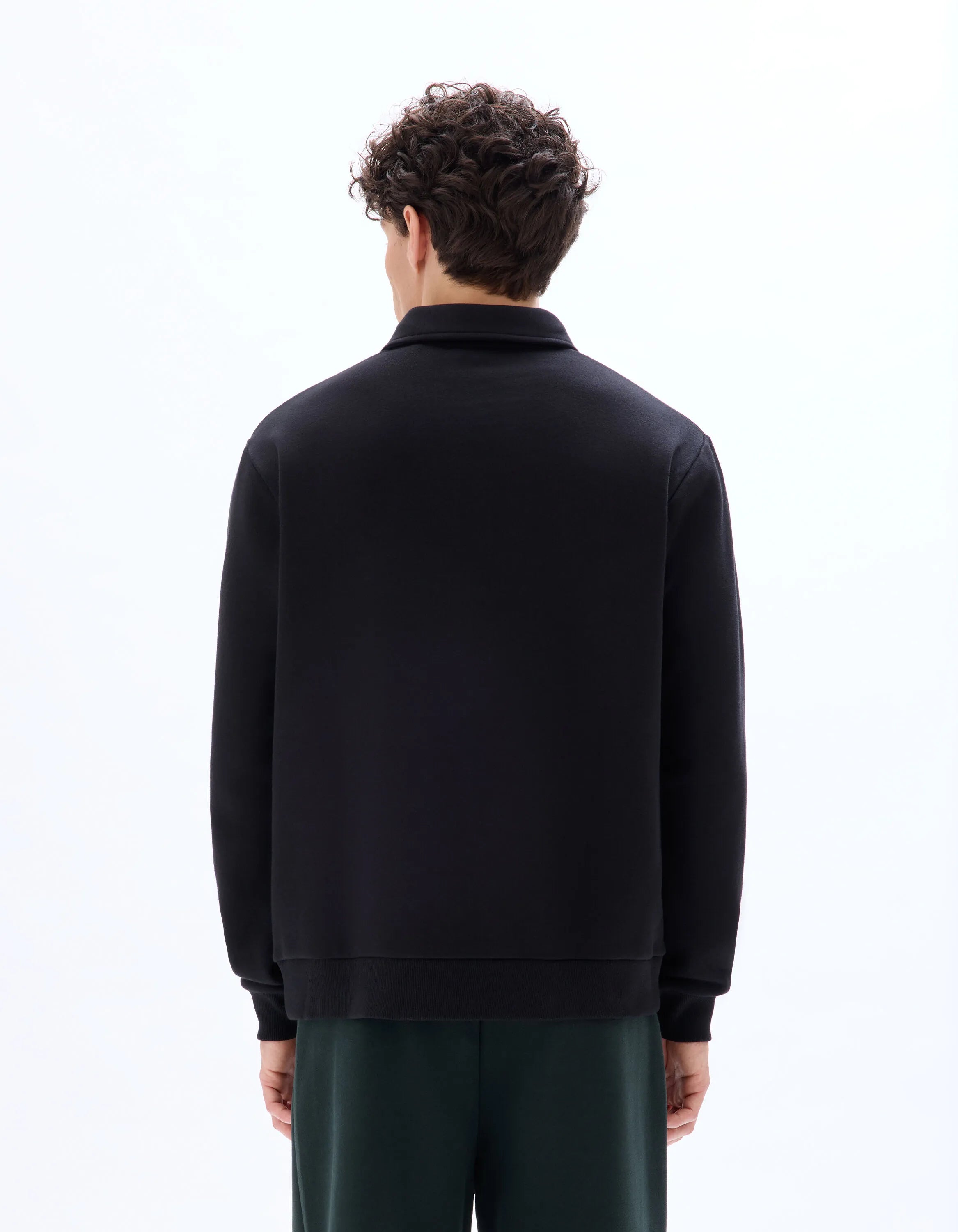 Celio_Black_Regular Polo Neck Sweatshirt_MEPLO_BLACK_03