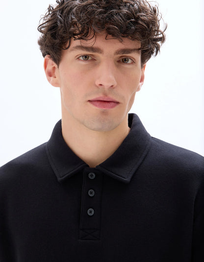 Celio_Black_Regular Polo Neck Sweatshirt_MEPLO_BLACK_04