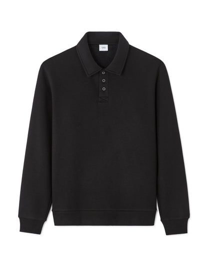 Celio_Black_Regular Polo Neck Sweatshirt_MEPLO_BLACK_07