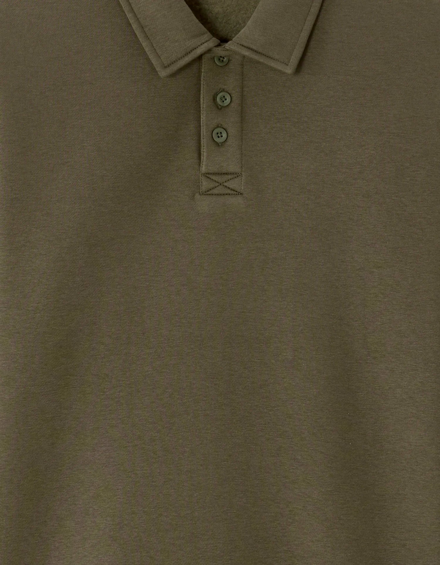 Celio_Deep Kaki_Regular Polo Neck Sweatshirt_MEPLO_DEEP KAKI_05