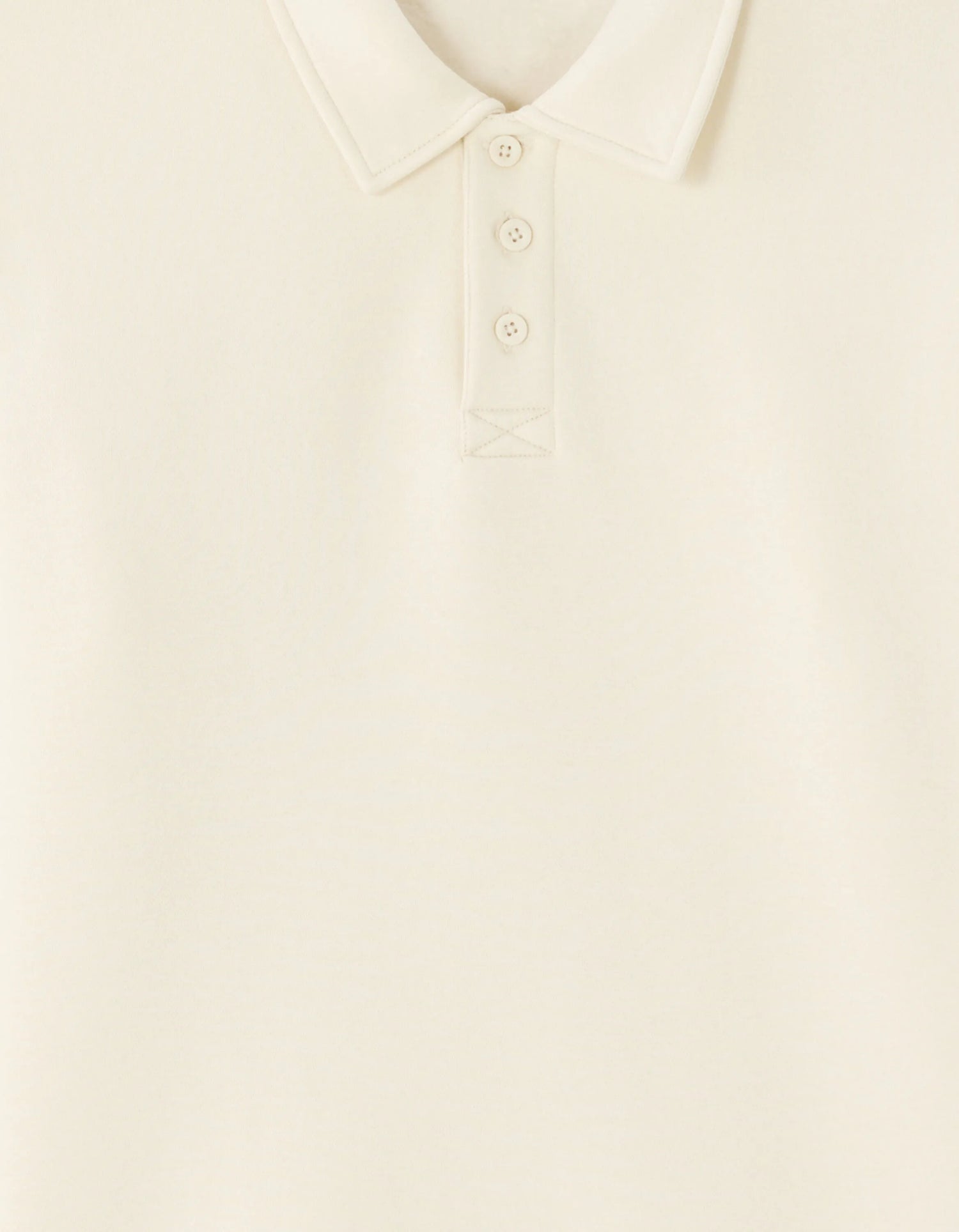 Celio_Ecru_Regular Polo Collar Sweatshirt_MEPLO_ECRU_05