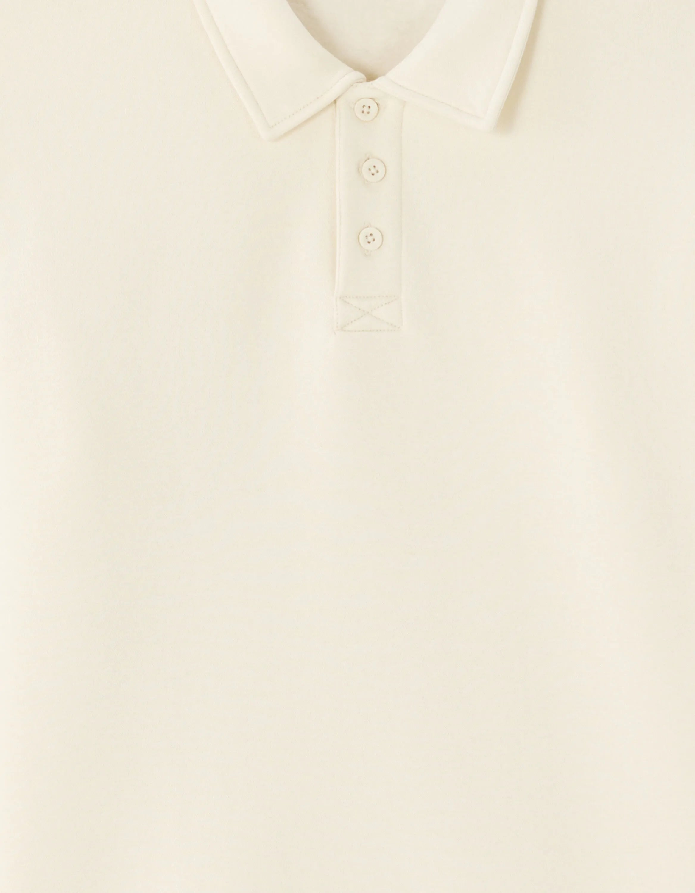 Celio_Ecru_Regular Polo Collar Sweatshirt_MEPLO_ECRU_05