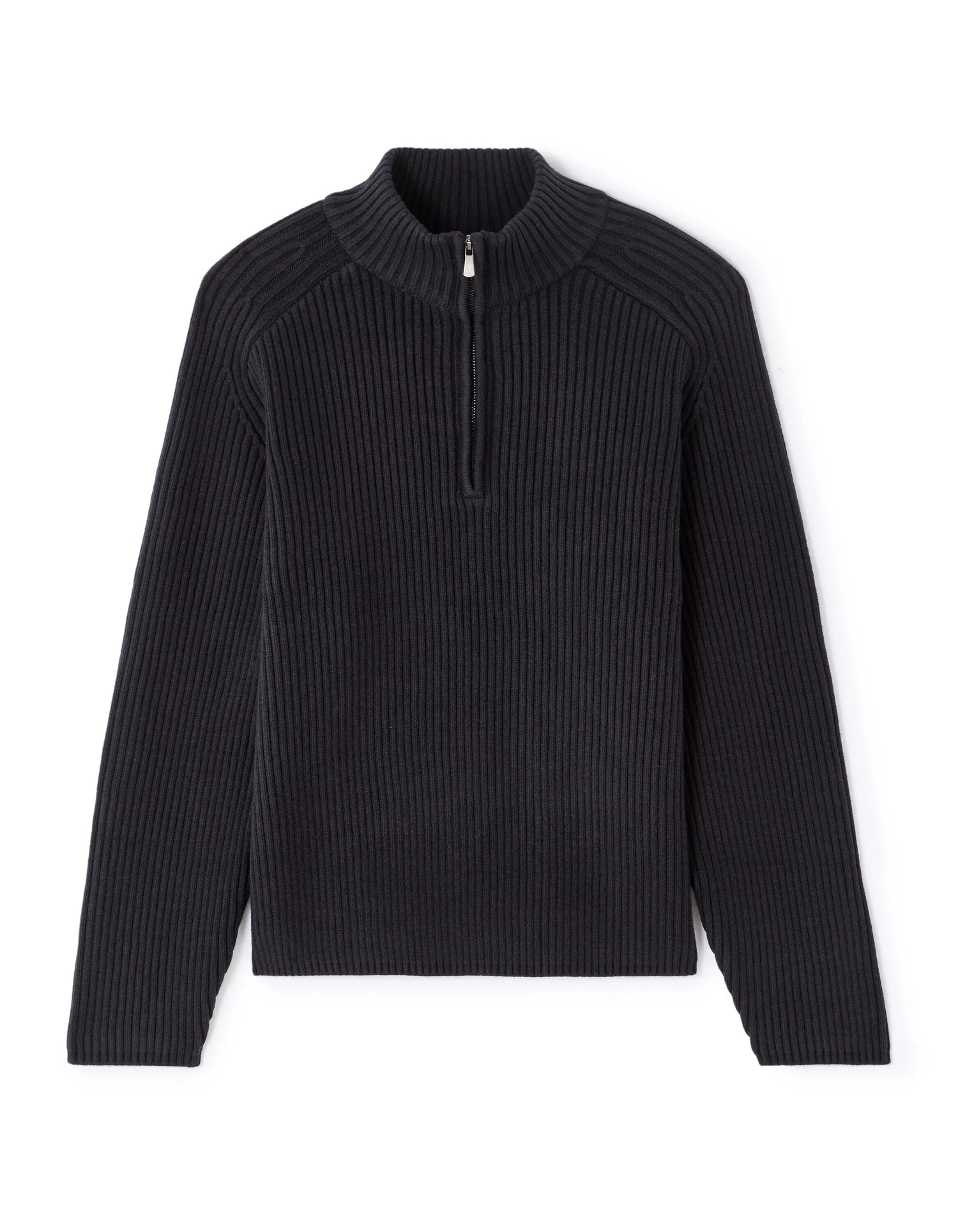 Celio_Blue_Ribbed Knit Crew Neck Sweater - Navy_MERAID_ENCRE_07