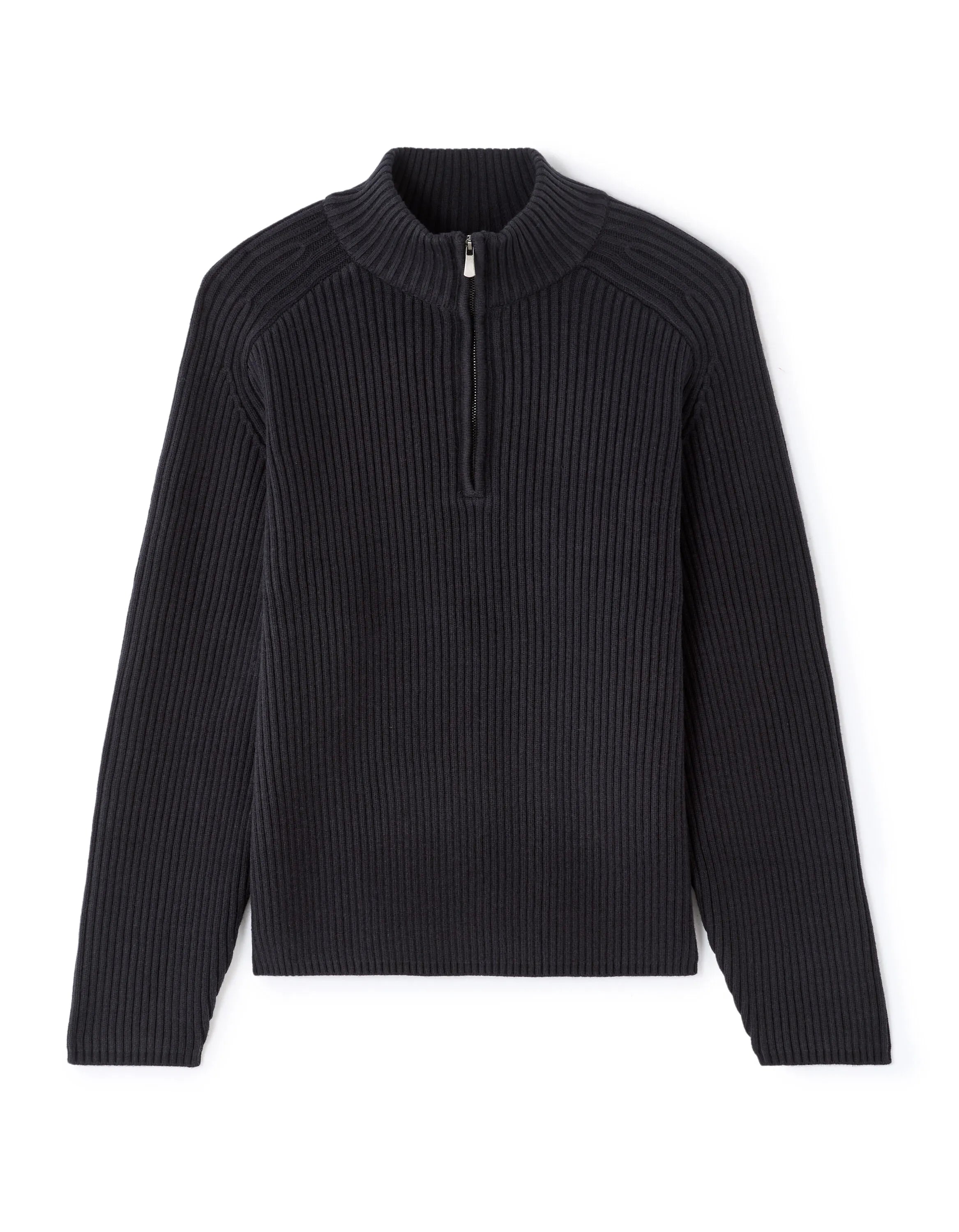 Celio_Blue_Ribbed Knit Crew Neck Sweater - Navy_MERAID_ENCRE_07