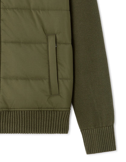 Celio_Kaki_100% Cotton Milano Knit Jacket_MERGUS_KAKI_06