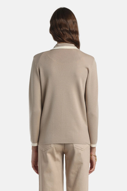 Luisa Spagnoli Beige/Panna Women Meridien - Jacket with Lapels SKU: MERIDIEN_1137 0202 Image 02