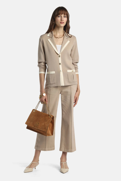 Luisa Spagnoli Beige/Panna Women Meridien - Jacket with Lapels SKU: MERIDIEN_1137 0202 Image 05