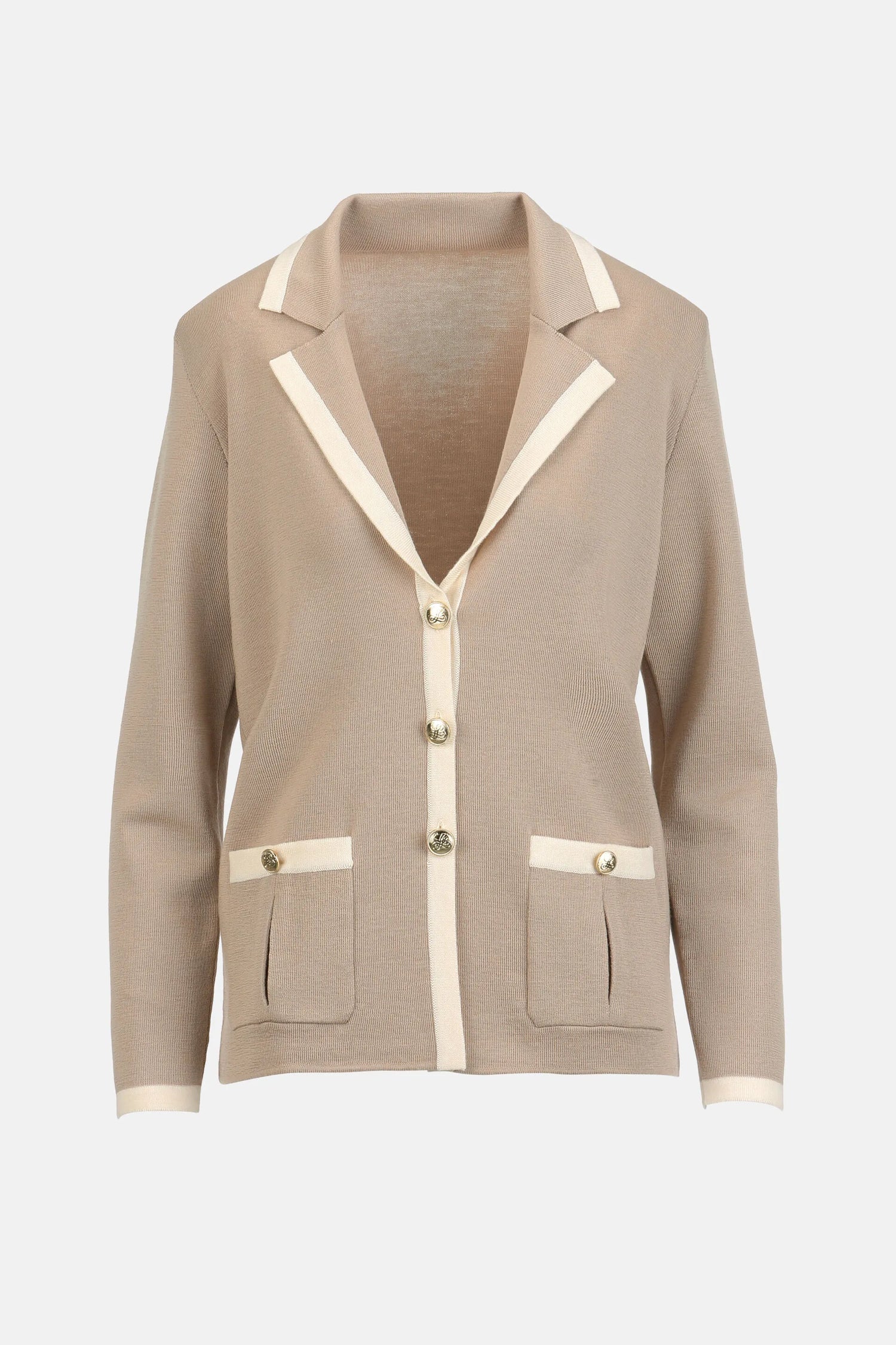 Luisa Spagnoli Beige/Panna Women Meridien - Jacket with Lapels SKU: MERIDIEN_1137 0202 Image 06