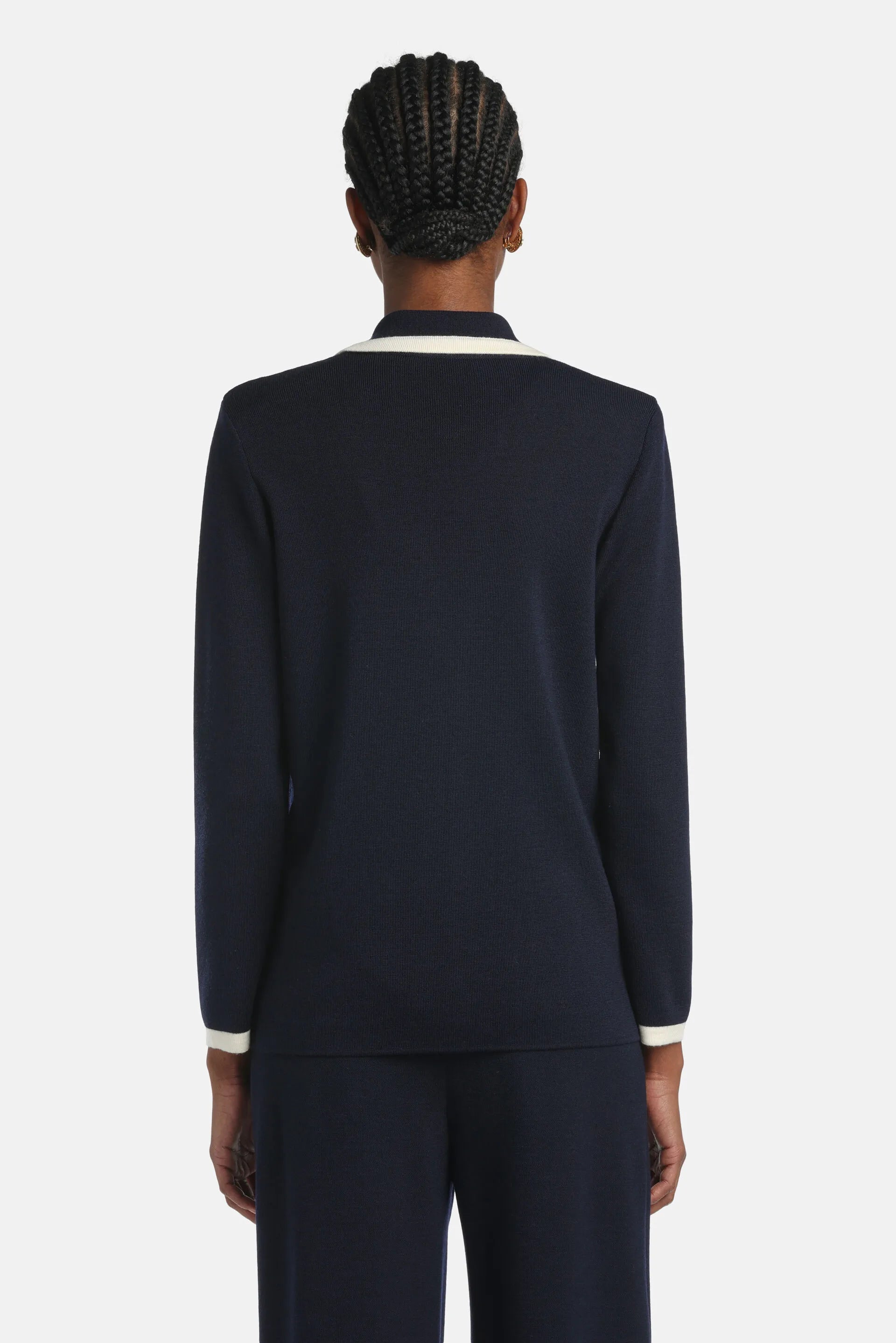Luisa Spagnoli_Blue_Meridien - Jacket With Lapels_MERIDIEN_1206 0202_02
