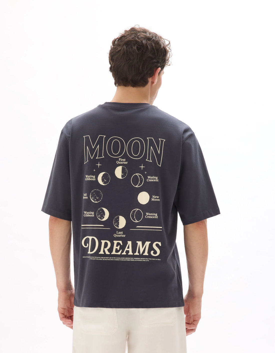 Celio_Bleu Nuit_Oversized Crew Neck T-Shirt 100% Cotton Astro Print_MESOLEIL_BLEU NUIT_03