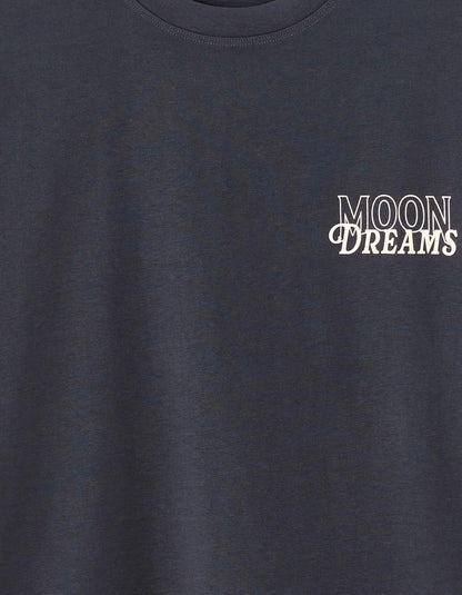 Celio_Bleu Nuit_Oversized Crew Neck T-Shirt 100% Cotton Astro Print_MESOLEIL_BLEU NUIT_05