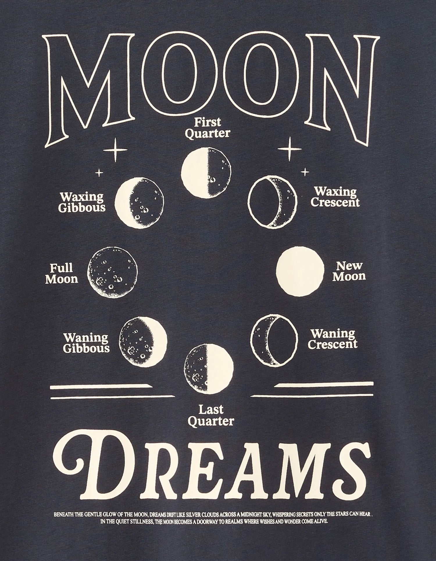 Celio_Bleu Nuit_Oversized Crew Neck T-Shirt 100% Cotton Astro Print_MESOLEIL_BLEU NUIT_06