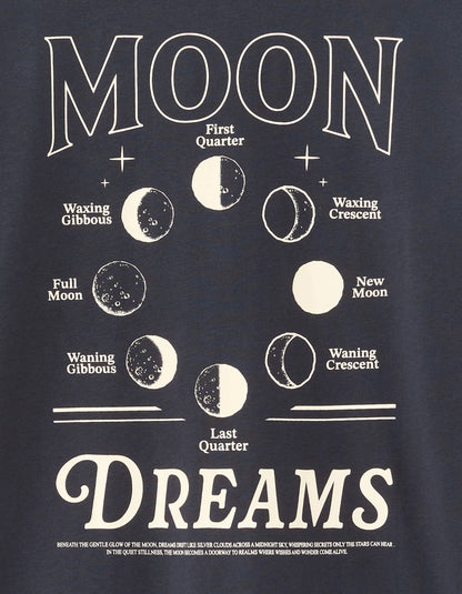 Celio_Bleu Nuit_Oversized Crew Neck T-Shirt 100% Cotton Astro Print_MESOLEIL_BLEU NUIT_06