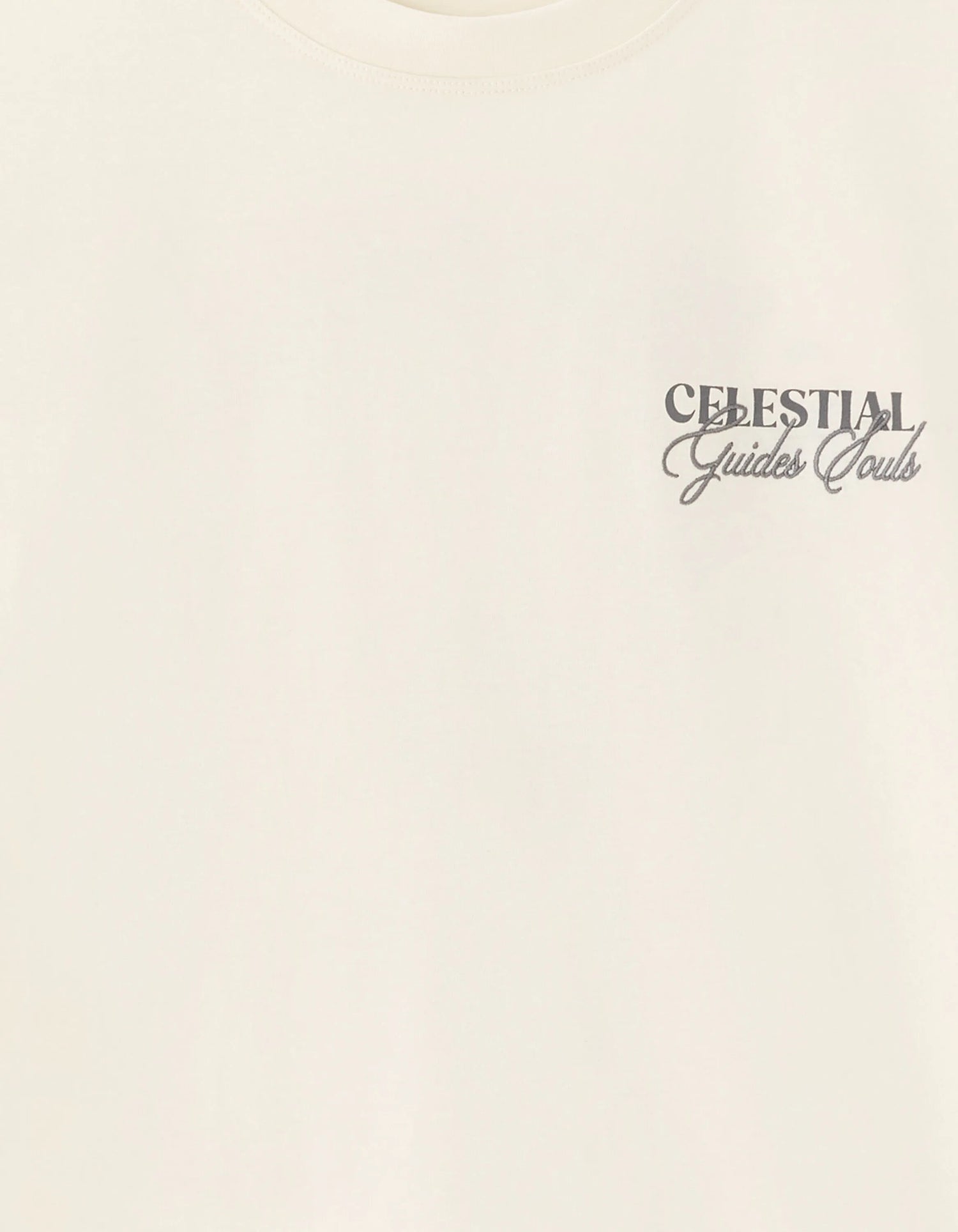 Celio_Ecru_Oversized Round Neck T-Shirt 100% Cotton Astro Print_MESOLEIL_ECRU_05