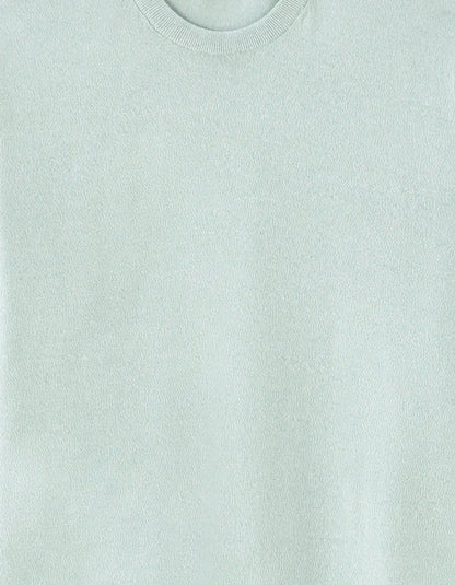 Celio_Celadon_Round Neck Cotton Sweater_MESON_CELADON_05