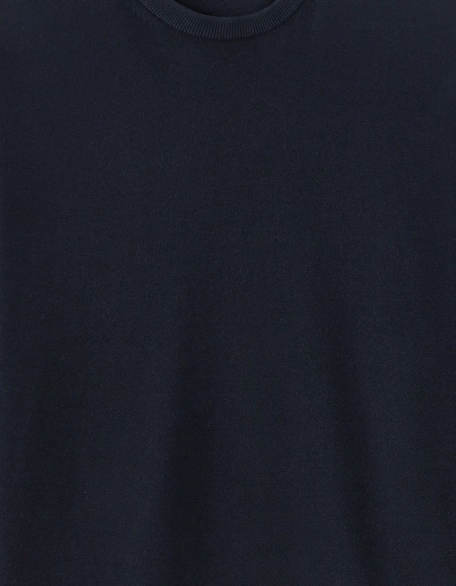 Celio_Encre_Crew Neck Sweater in Cotton Strand_MESON_ENCRE_02