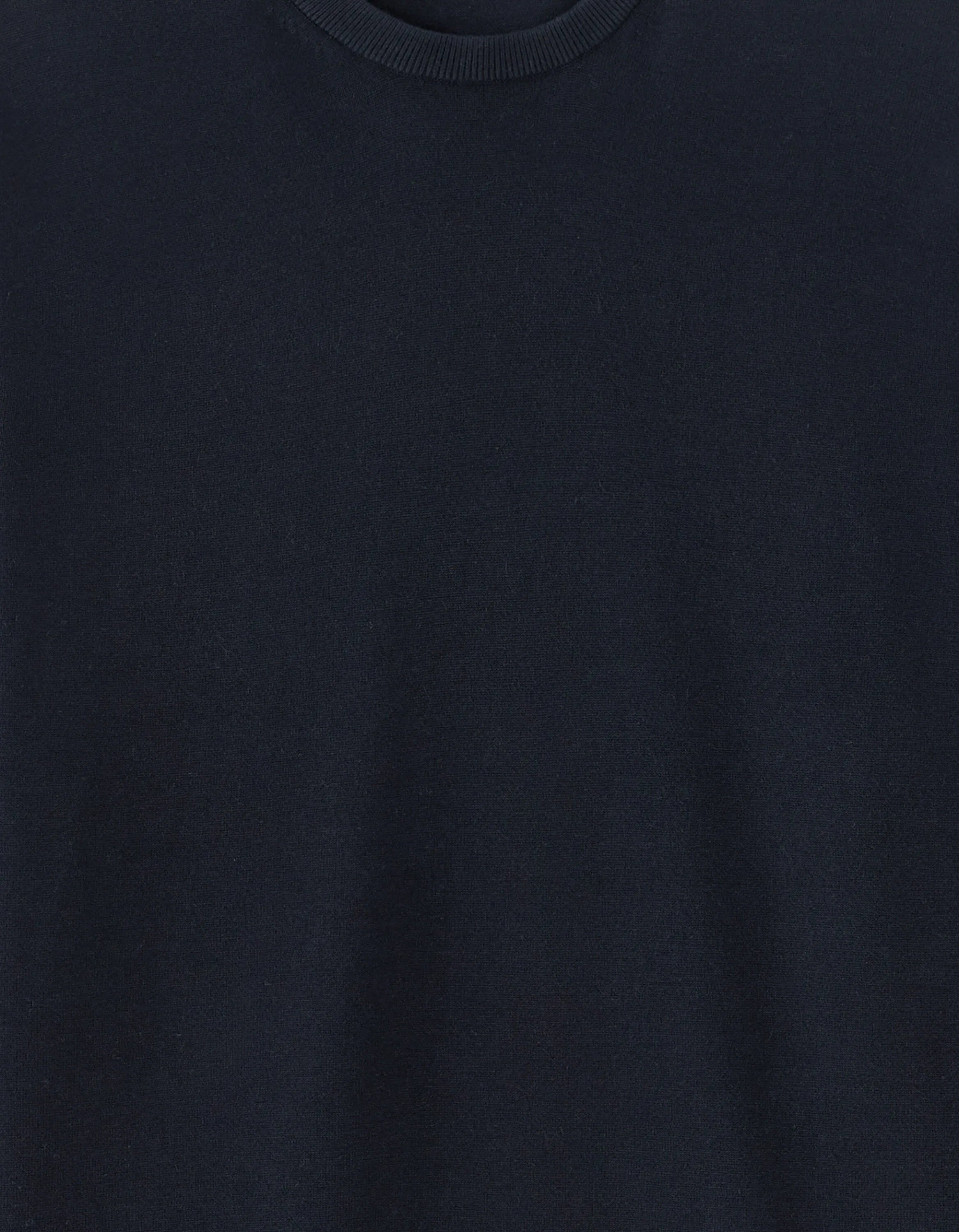 Celio_Encre_Crew Neck Sweater in Cotton Strand_MESON_ENCRE_02