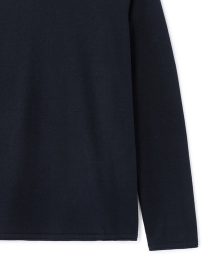 Celio_Encre_Crew Neck Sweater in Cotton Strand_MESON_ENCRE_03