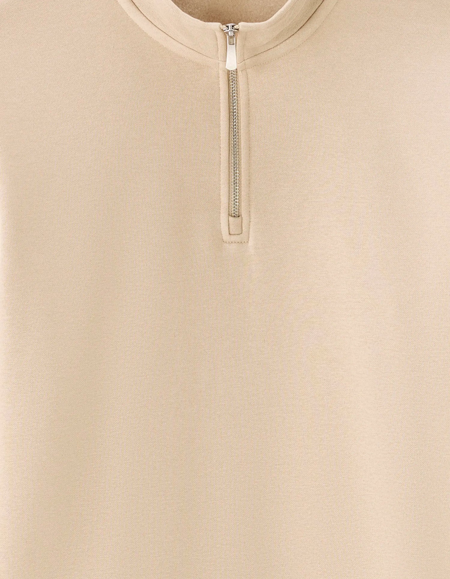 Celio_Beige Humus_Regular Plain Trucker Neck Sweatshirt_METREUK_BEIGE HUMUS_05