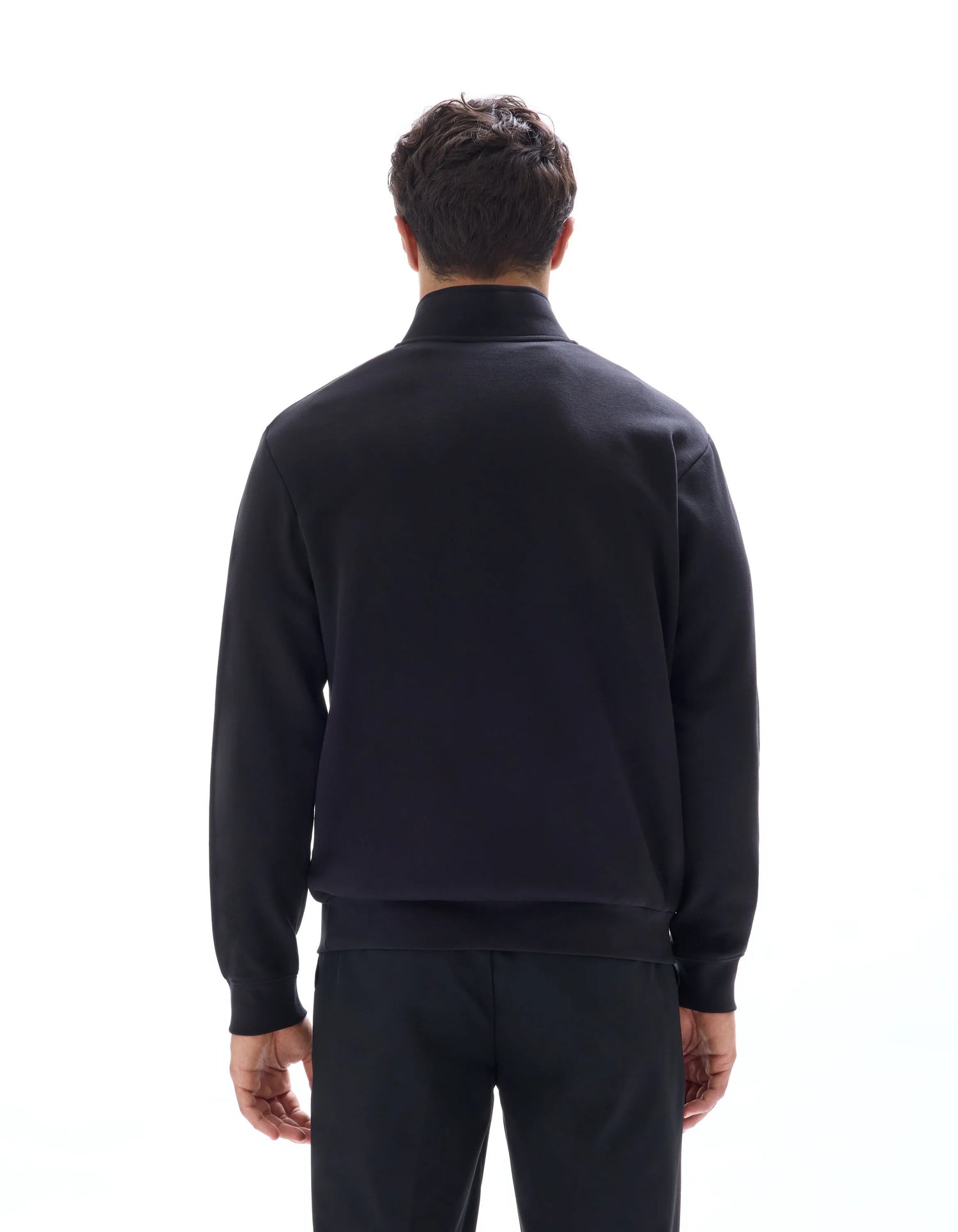 Celio_Black_Regular Crew Neck Sweatshirt_METREUK_BLACK_03