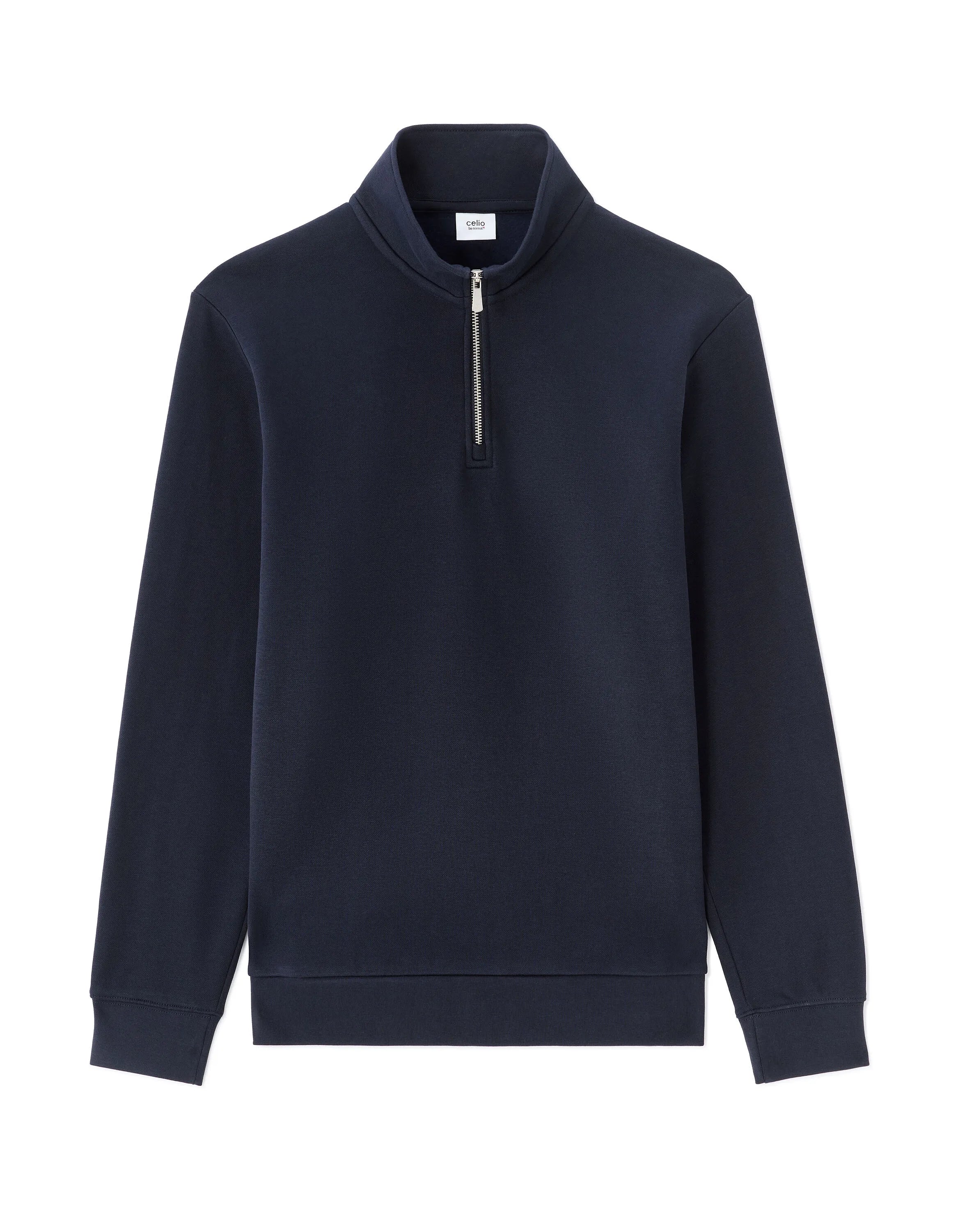Celio_Navy_Regular Crew Neck Sweatshirt_METREUK_NAVY_07