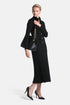 Luisa Spagnoli Nero Women Met Pleated Midi Dress SKU: MET_0101 Image 01