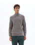 Celio_Grey_Regular-Fit Micro-Waffle Crewneck Sweater - Grey_MEVIATRUCK_MID GREY_01