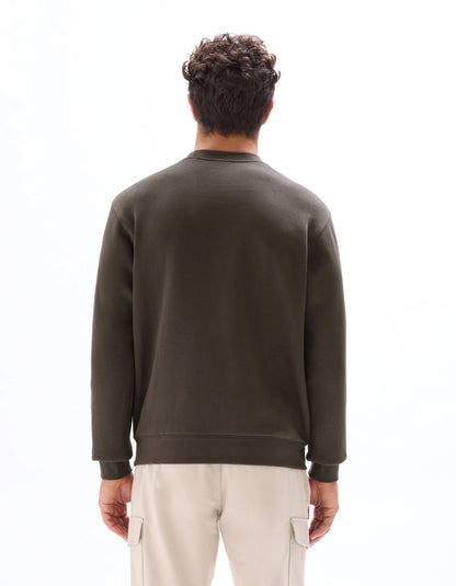 Celio_Carbone_Regular Crew Neck Sweatshirt with Asian Print_MEWIND_CARBONE_03