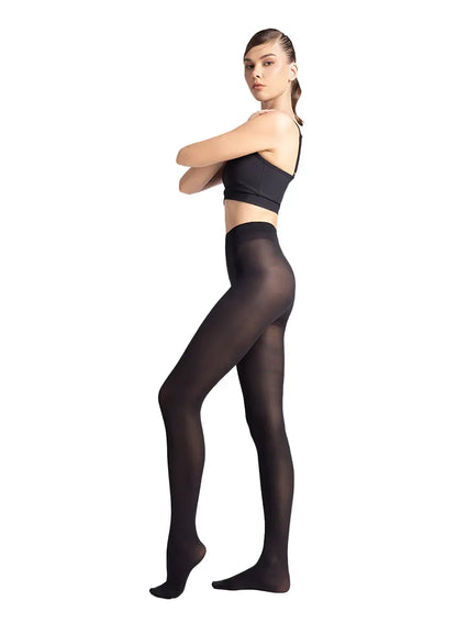 Marie France Noir Women Ultra Opaque 70 Denier Tights SKU: MF016701_Noir Image 07