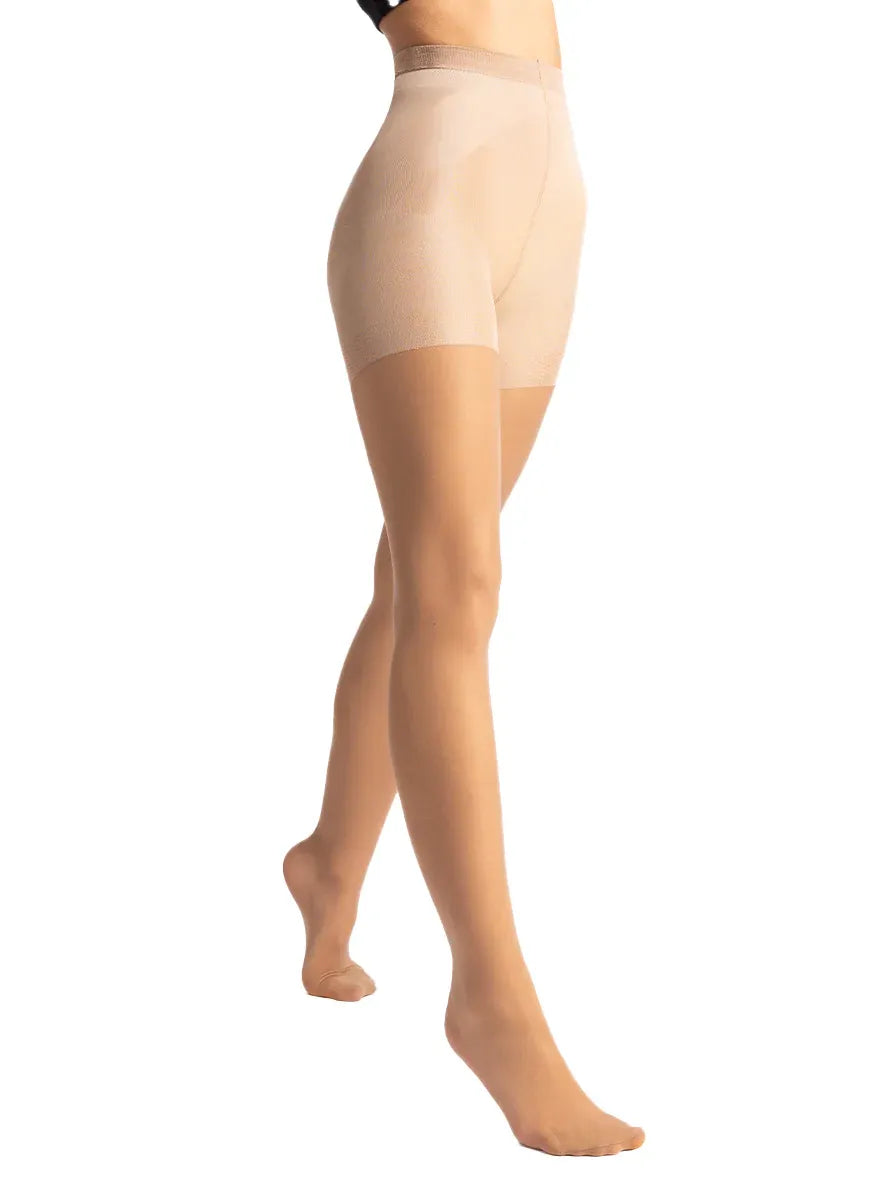 Marie France Camel Women Rio Up 20 Denier Sheer Push-Up Tights SKU: MF016901_Camel Image 01