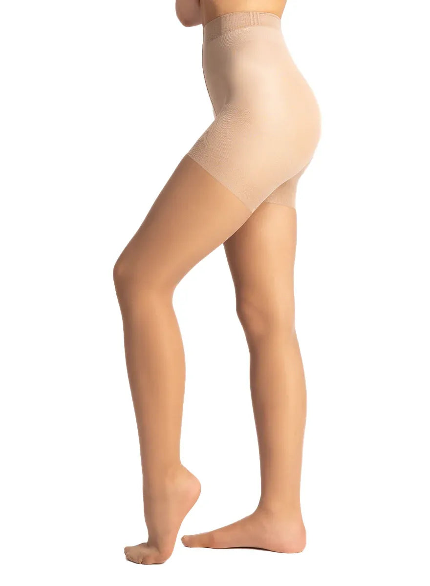 Marie France Camel Women Rio Up 20 Denier Sheer Push-Up Tights SKU: MF016901_camel Image 02