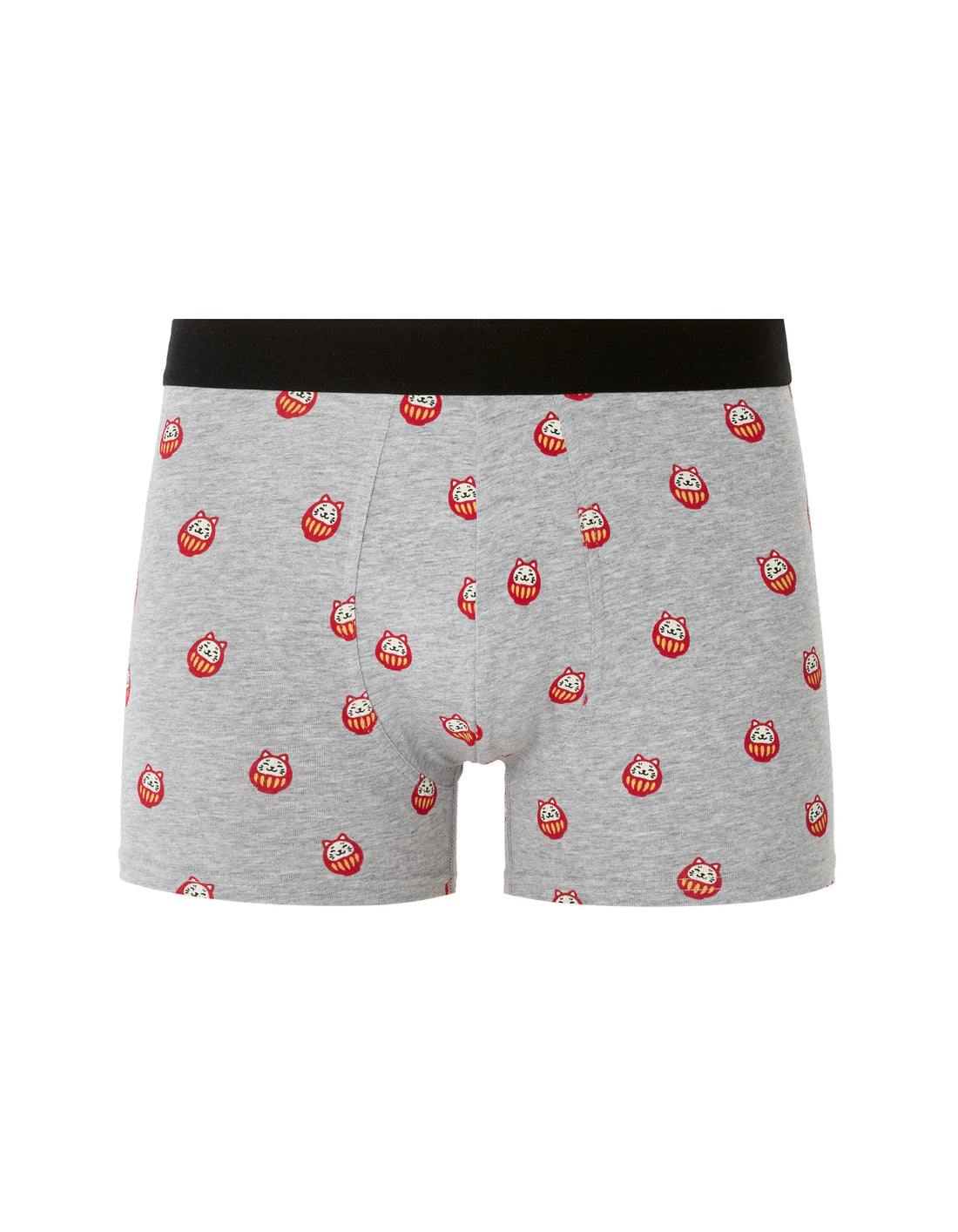 Celio_Light Grey_Lucky Cat Patterned Boxer Shorts_MIBOCAT_LIGHT GREY_01