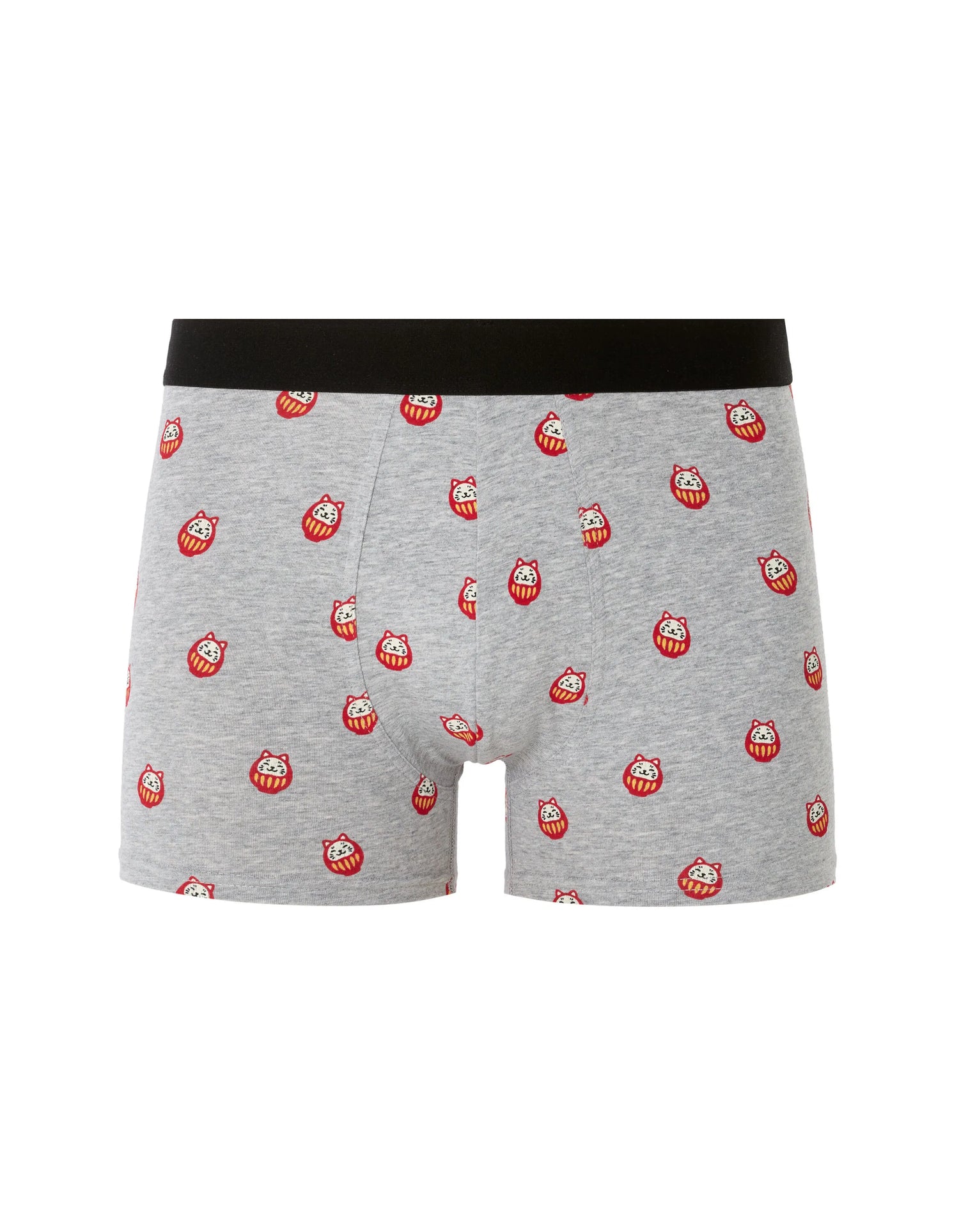 Celio_Light Grey_Lucky Cat Patterned Boxer Shorts_MIBOCAT_LIGHT GREY_01