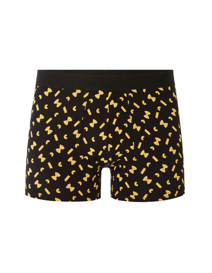 Celio_Black_Pasta Patterned Boxer Shorts_MIBOPASTA_BLACK_01