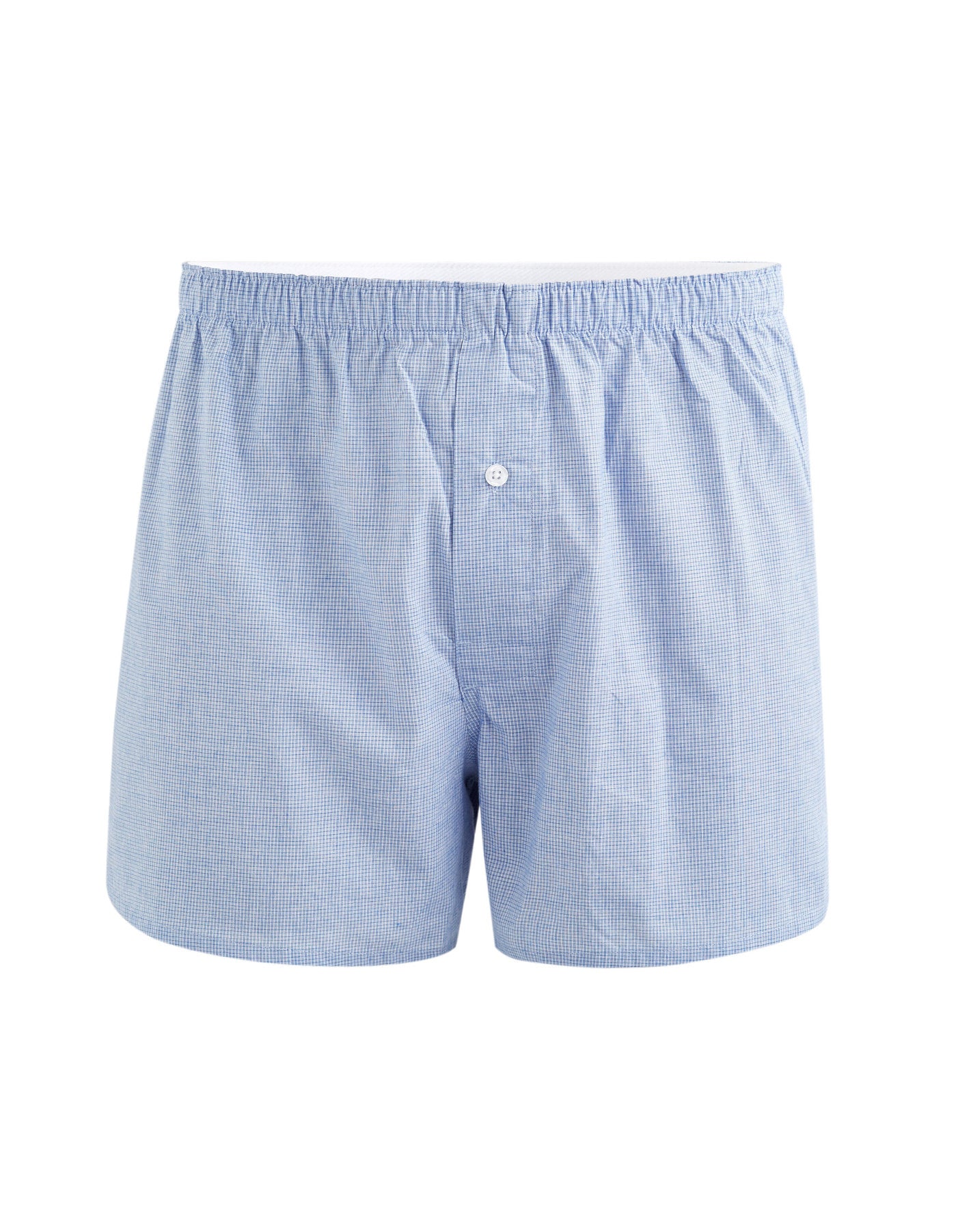 Celio_Sky Blue 100% Cotton Boxer Shorts with Small Checks_MICUADRO_BLUE SKY_01