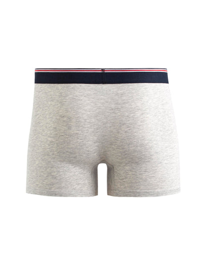 Stretch Cotton Boxer Shorts - Heather Grey_02