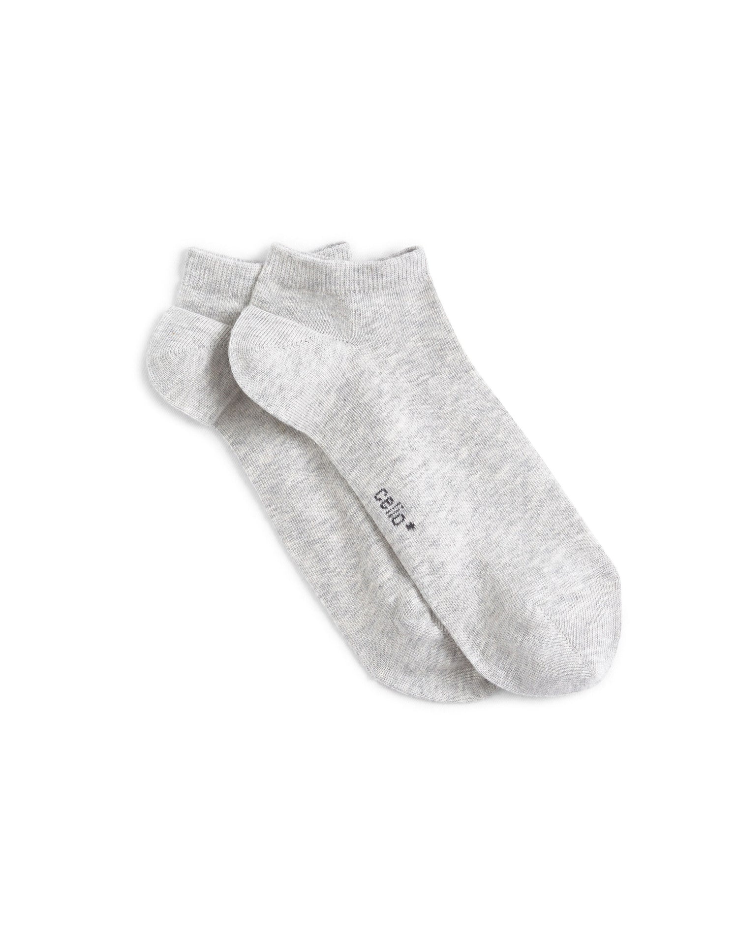 Low Cotton Socks - Heather Gray_01